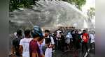 Lankan police fires tear gas shells at students during anti-government protests