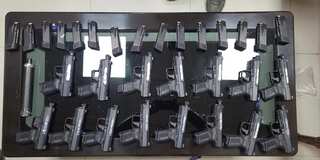 Terrorists using small arms like pistols in Kashmir