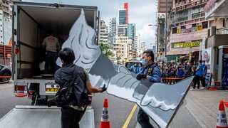 Tiananmen masses axed as crackdown memorials erased in Hong Kong
