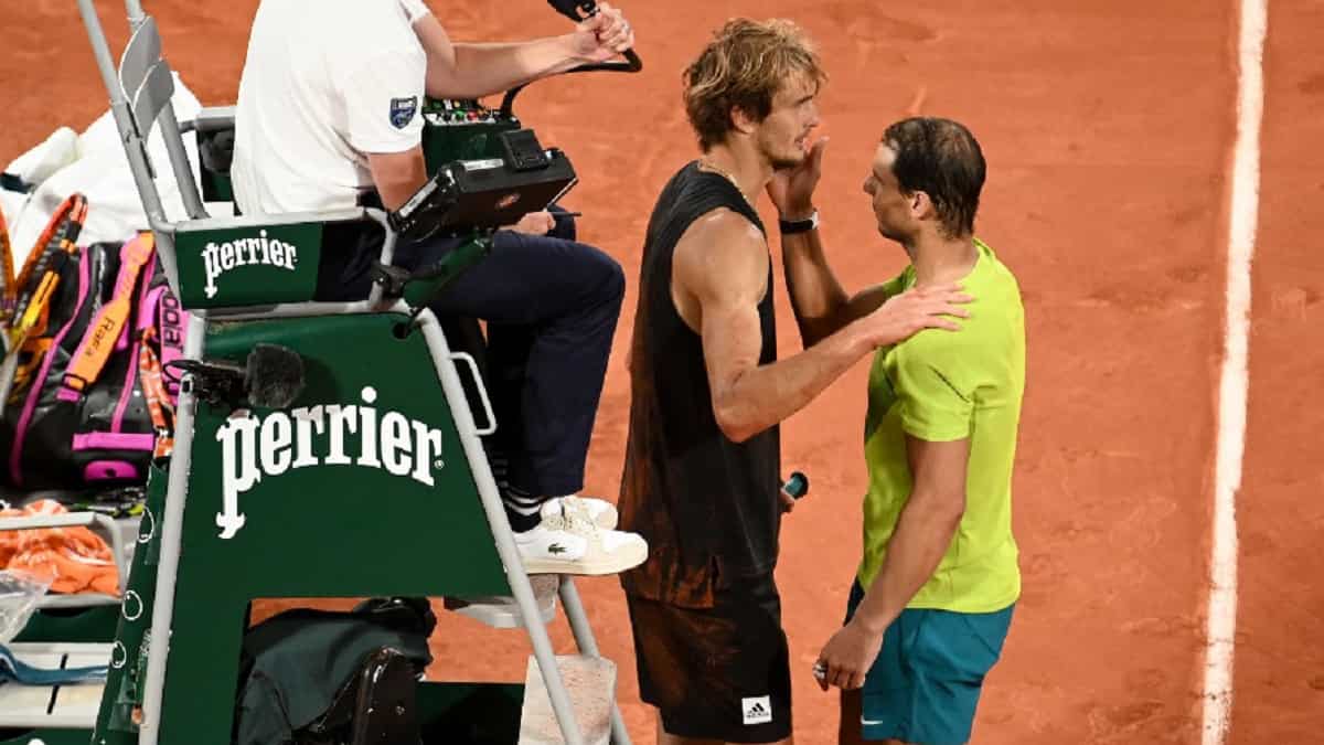 It's human to feel sorry for Alexander Zverev, says Rafael Nadal after injury ends German's French Open bid It's human to feel sorry for Alexander Zverev, says Rafael Nadal after injury ends German's French Open bid