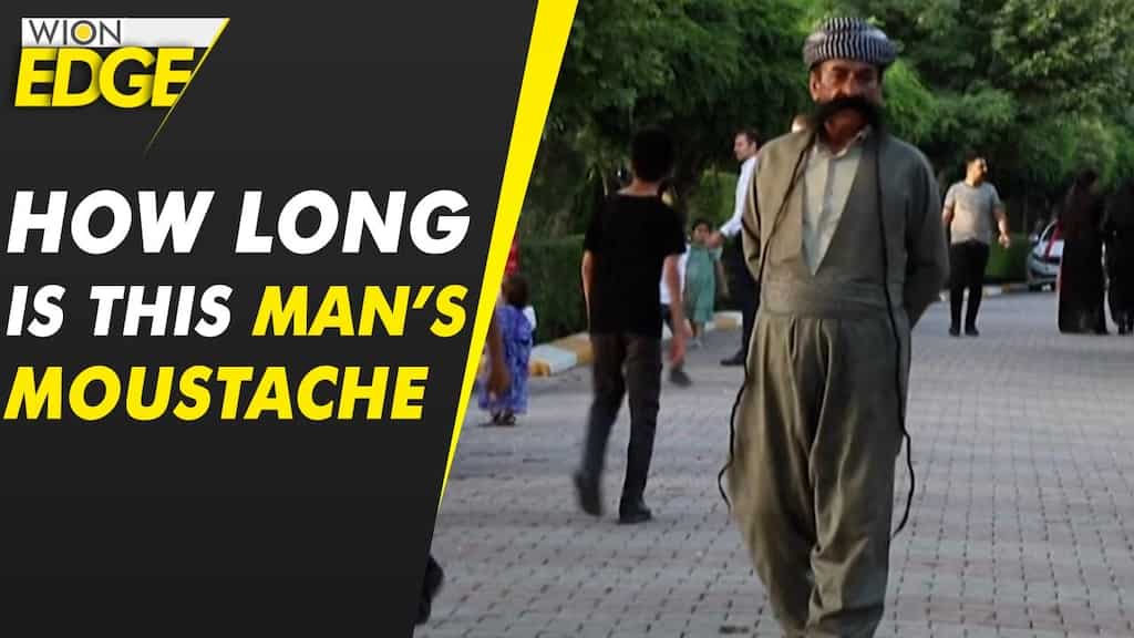 Local celebrity of Iraq: Mr. Moustache man