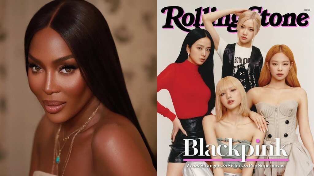 Naomi Campbell is all hearts for BLACKPINK's Rolling Stone cover