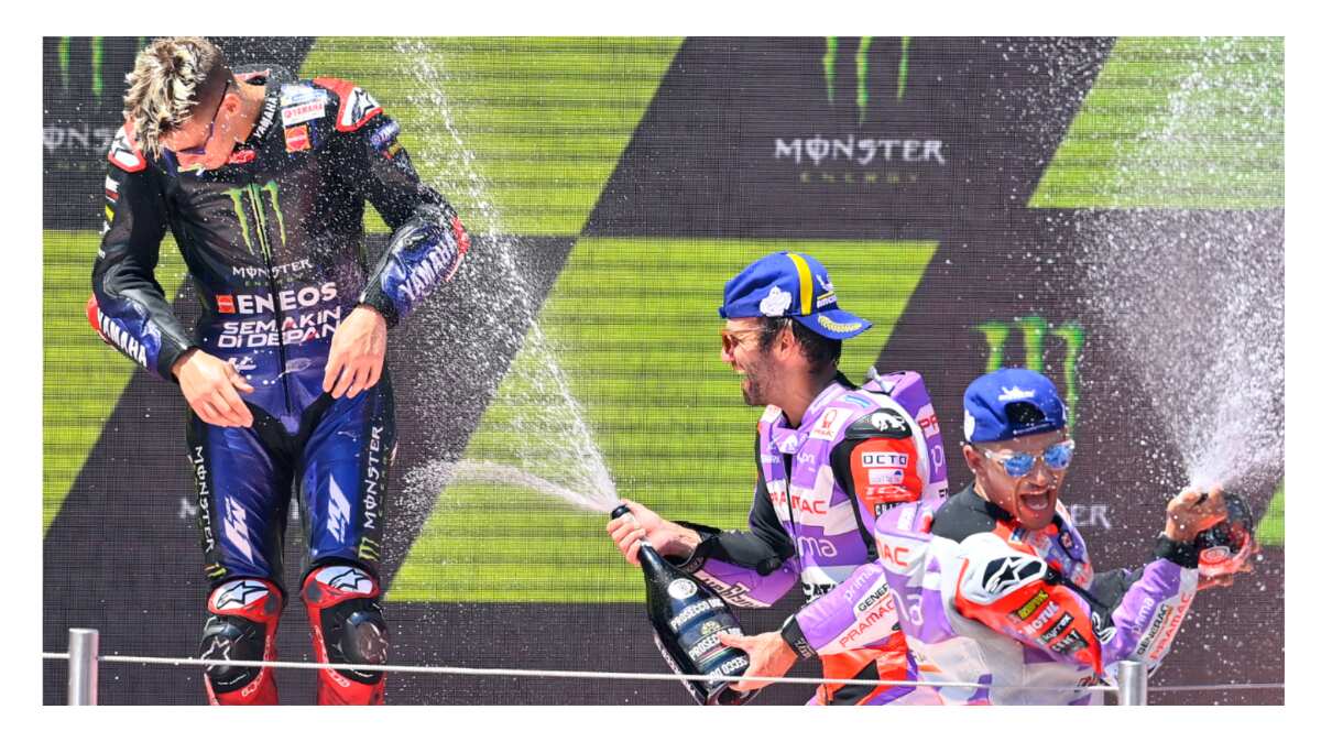 World c'ship leader Fabio Quartararo wins Catalunya GP after home favourite Aleix Espargaro's mistake