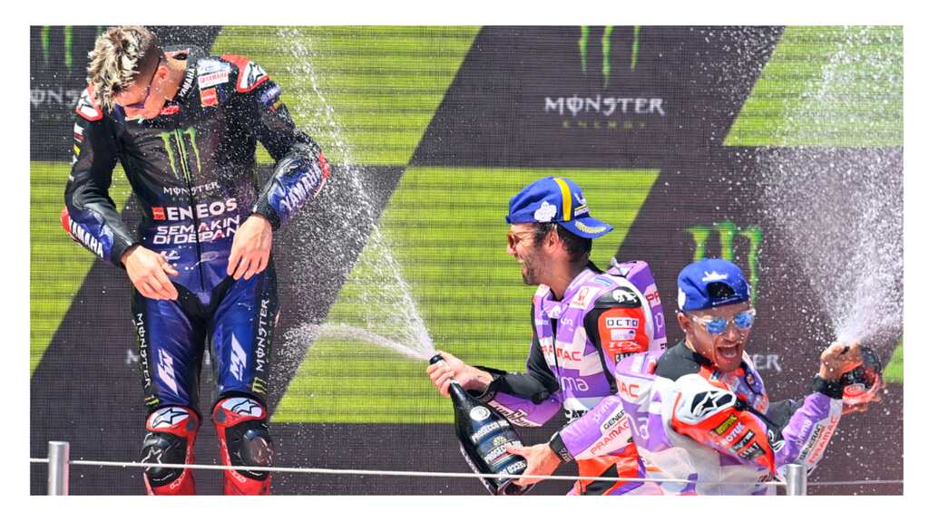 World c'ship leader Fabio Quartararo wins Catalunya GP after home favourite Aleix Espargaro's mistake