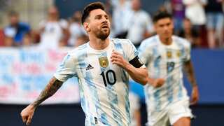 Lionel Messi scores all five goals as Argentina beat Estonia 5-0 in a friendly