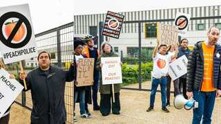#PeachPolice: Group of parents in London protest against the use of peach a.k.a the 'butt' emoji. Watch!