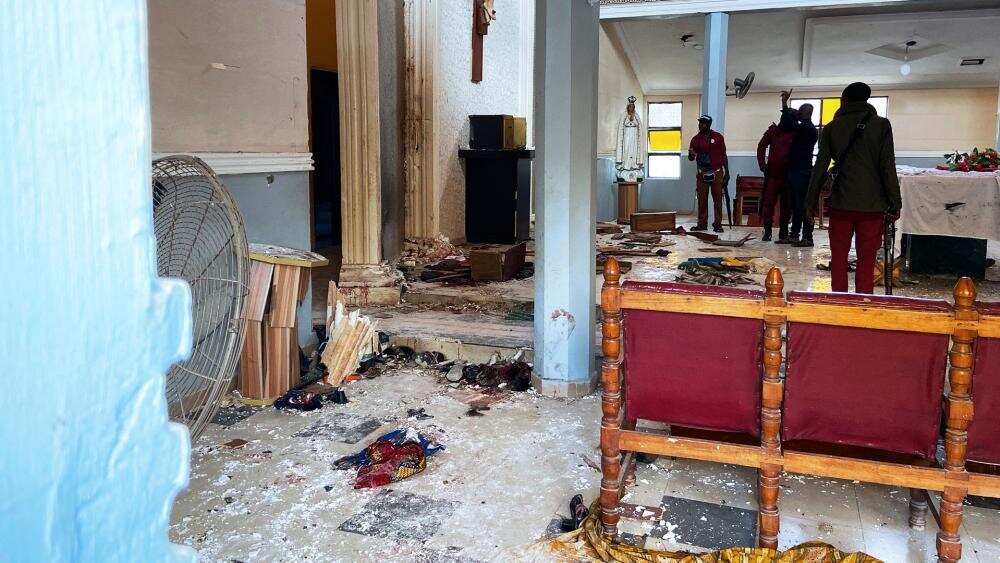 Nigeria Church Attack: Police recover explosives from Church following attack