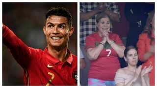 Cristiano Ronaldo's mother in tears after her son scores in Portugal's 4-0 win vs Switzerland - Watch