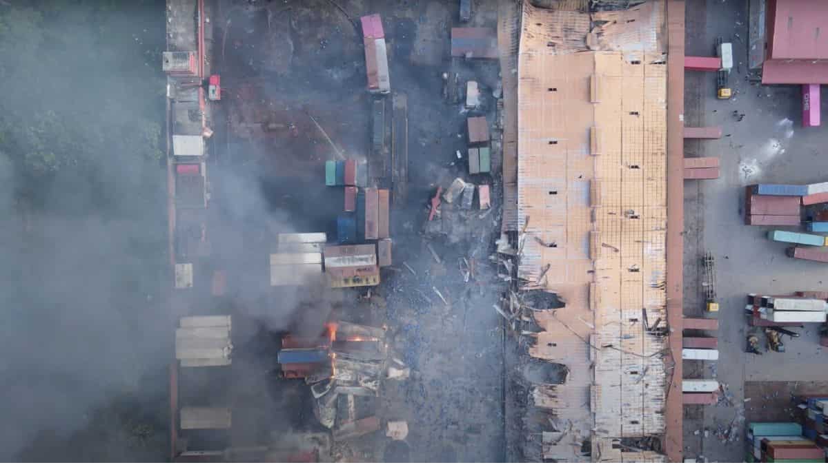 Bangladesh container depot fire brought under control Bangladesh container depot fire brought under control