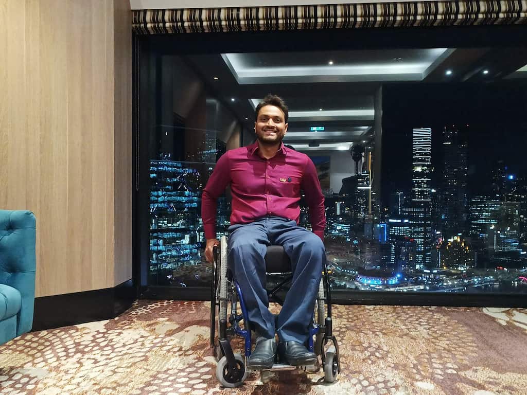 Indian para swimmer waited for one-and-a-half hours to get a wheelchair at IGI airport
