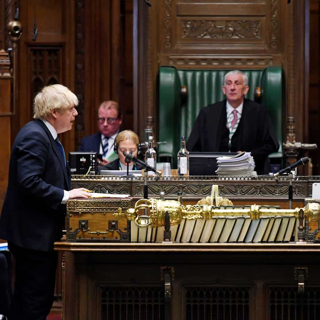 Noisy show of support for Boris Johnson, opposition rips UK PM in House of Commons