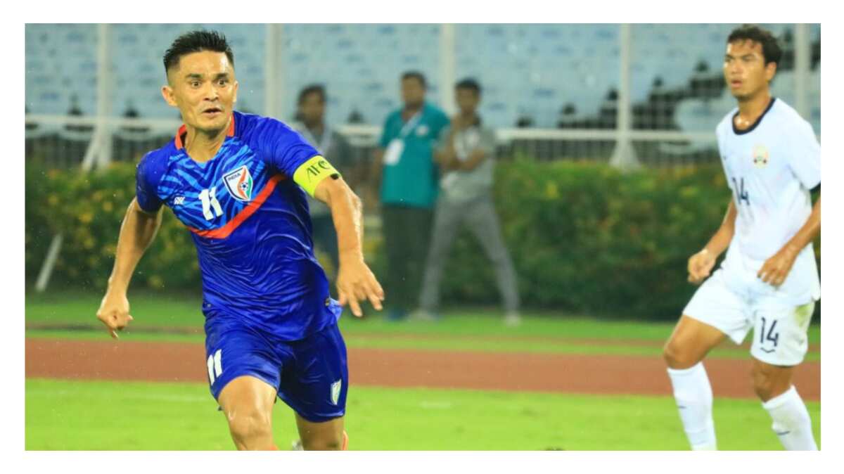 Asian Cup Qualifiers: Sunil Chhetri brace helps India secure three points against Cambodia with 2-0 win