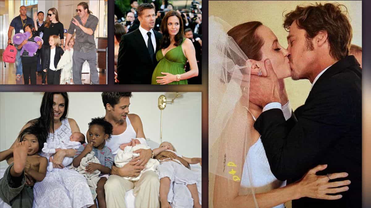 Brad Pitt Vs Angelina Jolie: A timeline of how they fell in love, divorce  and property dispute - Entertainment News, image size:1200x675
