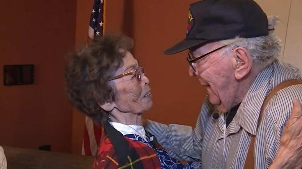 Lovebirds reunite after online search, Duane met Peggy in 1954