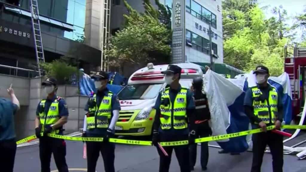 In a suspected arson, at least seven people killed in South Korean building fire