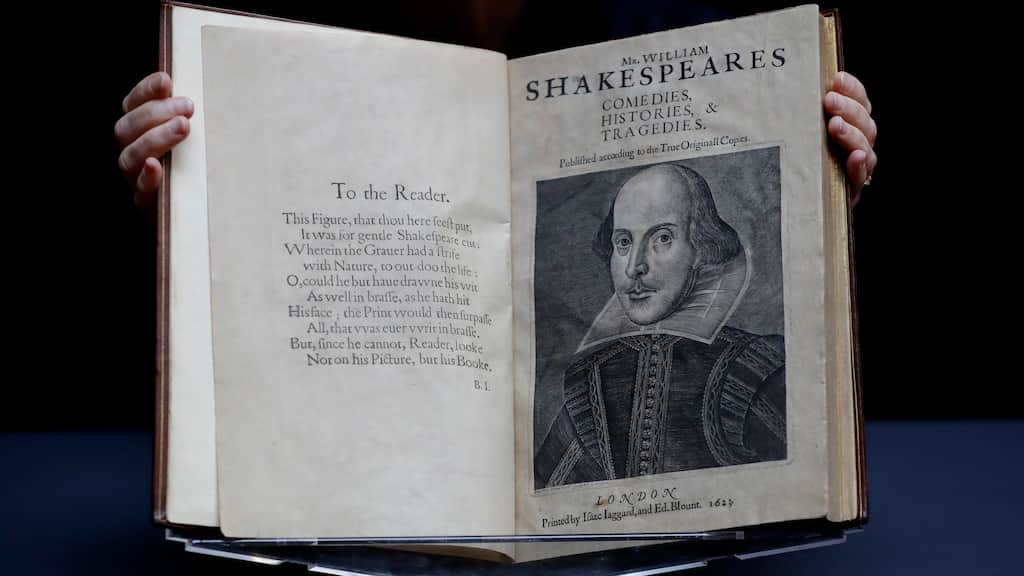 The journey of 400-year-old book: Shakespeare’s first folio up for auction