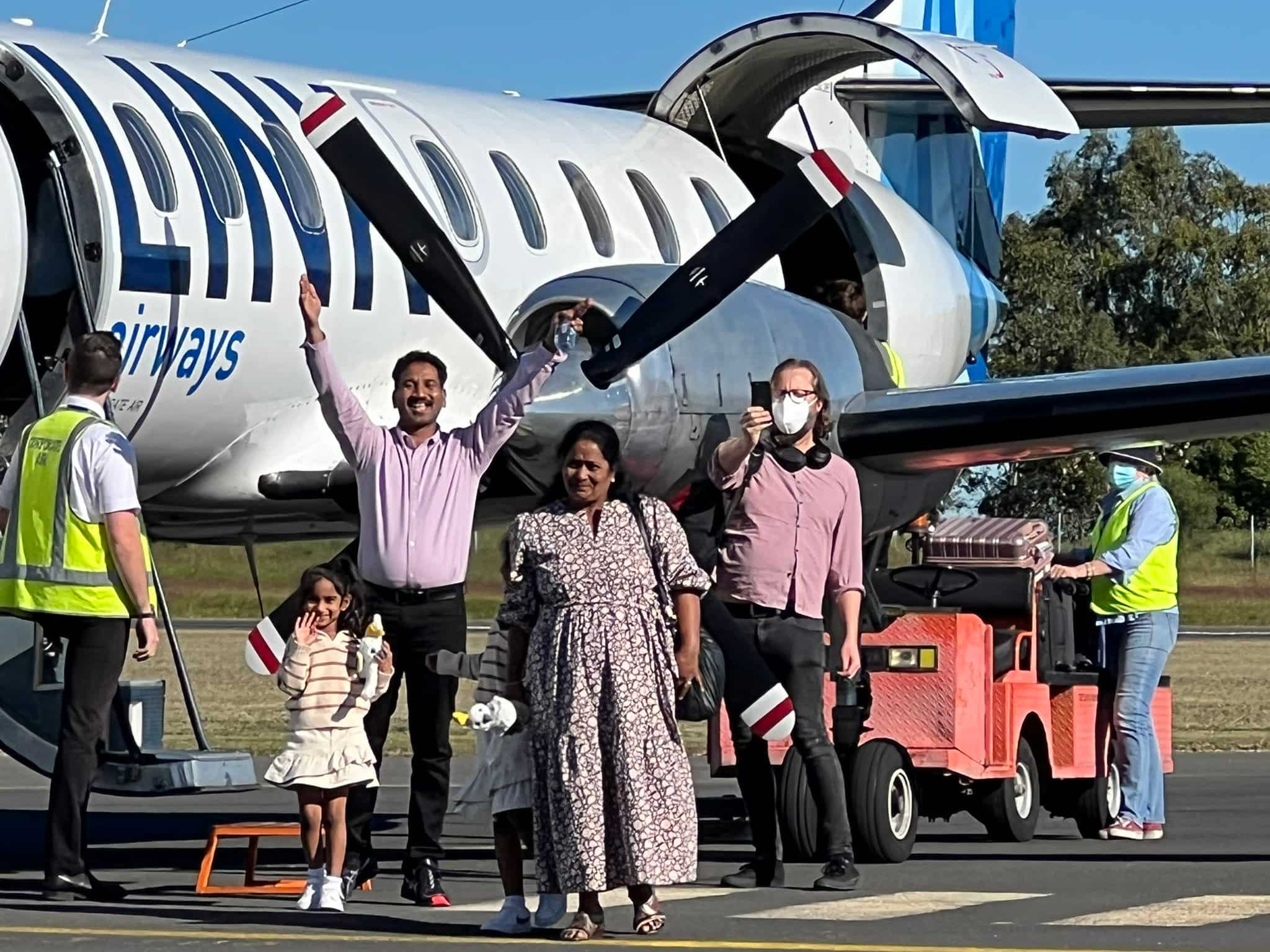 Here to stay: Sri Lankan Tamil asylum seeker family welcomed with tears in Australia after four years Here to stay: Sri Lankan Tamil asylum seeker family welcomed with tears in Australia after four years