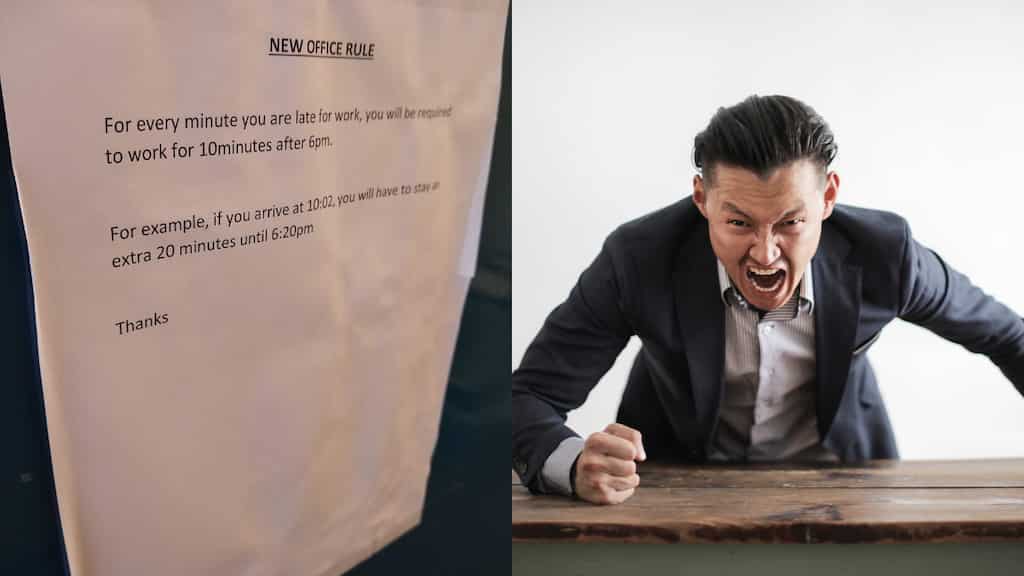 'Boss from hell' penalises employees for being one minute late
