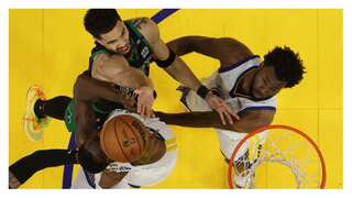 Golden State Warriors on verge of NBA title as Andrew Wiggins' 26 points punishes Boston Celtics