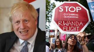 Boris Johnson says UK government 'not deterred' by criticism of Rwanda deportation policy