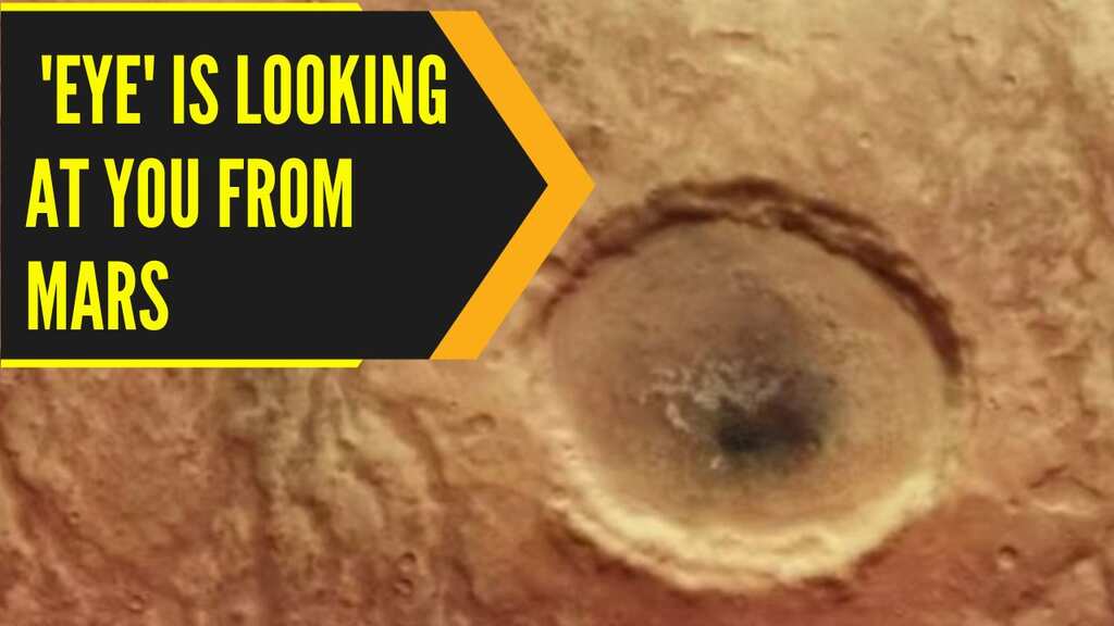 Is an alien looking at us from Mars?