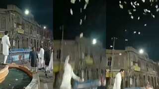 Man tosses Rs 500 notes in air during ‘marriage celebration’ in India’s Hyderabad, catches attention