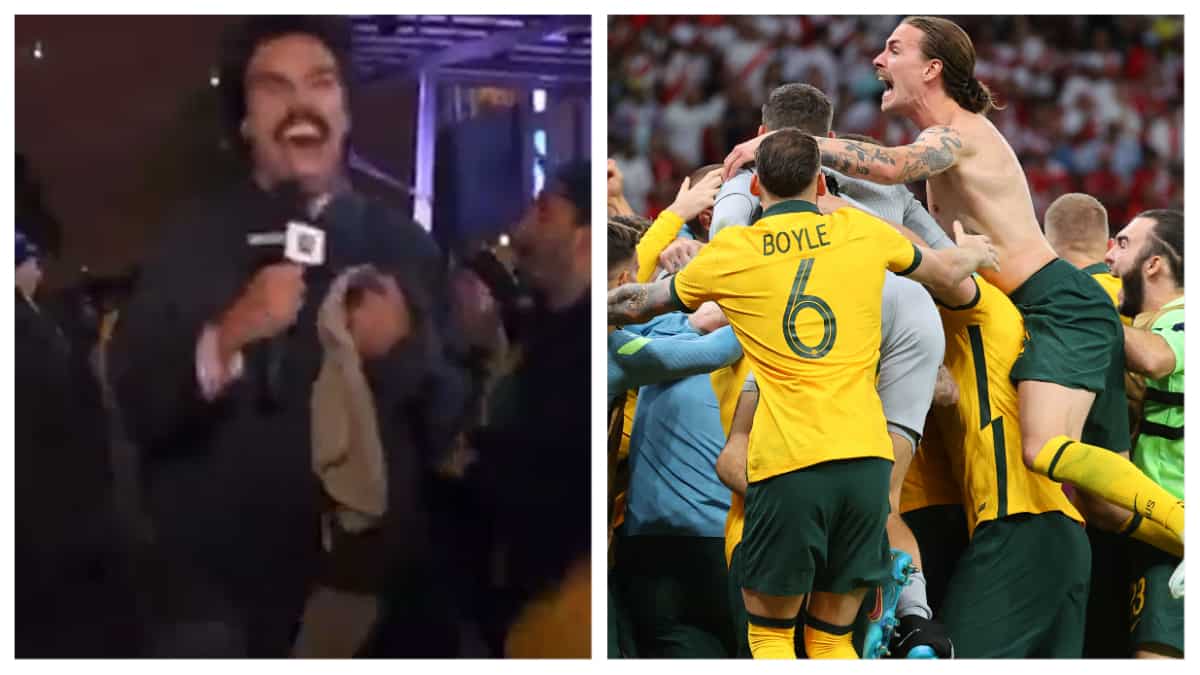 WATCH: Reporter cannot keep calm after Australia grabs FIFA World Cup berth with win over Peru WATCH: Reporter cannot keep calm after Australia grabs FIFA World Cup berth with win over Peru