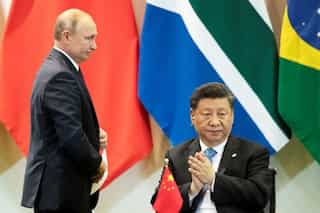 China claims to be neutral but it is investing in close ties with Russia: US
