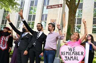 Washington DC street in front of Saudi embassy named after Jamal Khashoggi