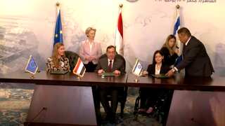 Israel and Egypt sign MoU with EU to boost gas exports to Europe