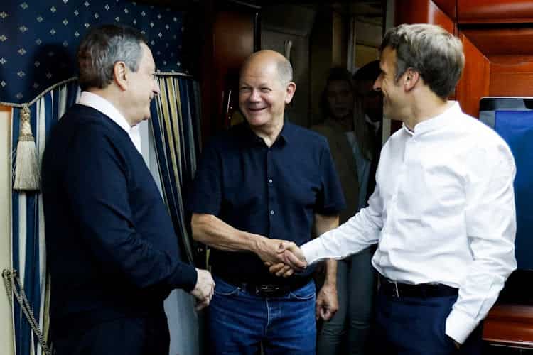 Ukraine-Russia conflict: Macron, Scholz and Draghi arrive in Kyiv to meet Zelensky