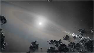 A dead star is ripping apart its planets in 'cosmic cannibalism'