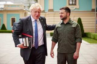'It is good to be in Kyiv again': UK PM Boris Johnson meets Zelensky amid Ukraine war