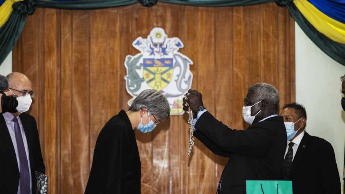 There will be no Chinese military base: Solomon Islands Prime Minister Manasseh Sogavare There will be no Chinese military base: Solomon Islands Prime Minister Manasseh Sogavare