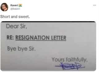 Three-word resignation: Frustrated with your job? Here’s how you can draft your resignation letter