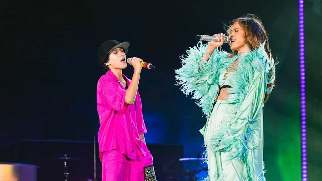 Jennifer Lopez calls her daughter Emme her ‘favourite duet partner’ as they take over the stage