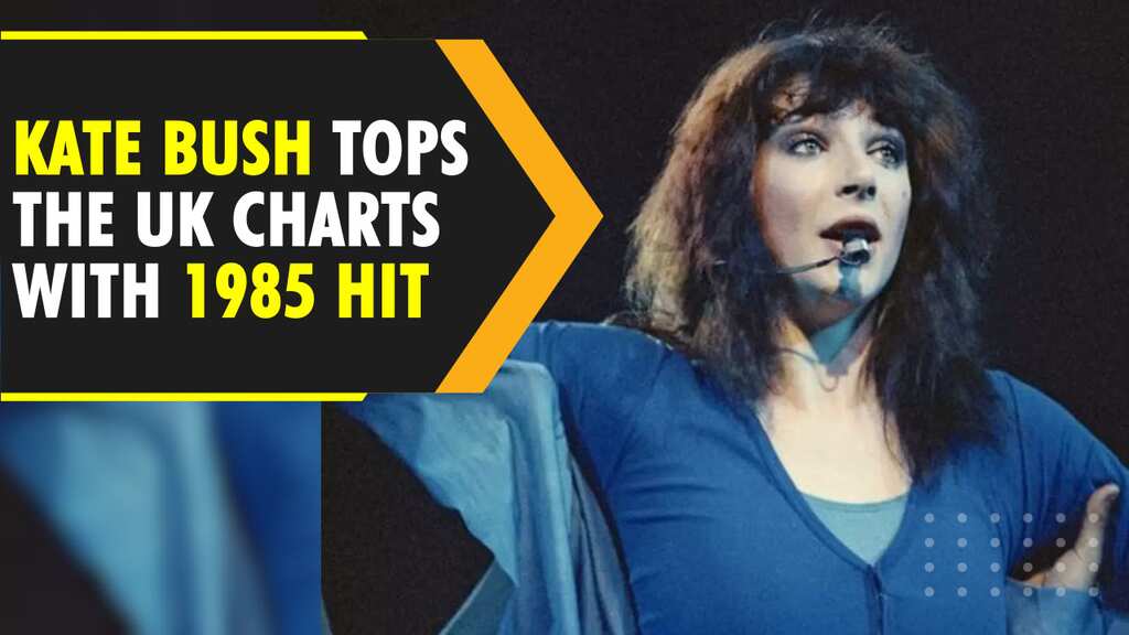 Kate Bush tops the UK charts with 1985 hit
