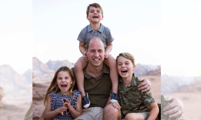 Father's day: Prince William, Charlotte, George and Louis are looking adorable in this new picture