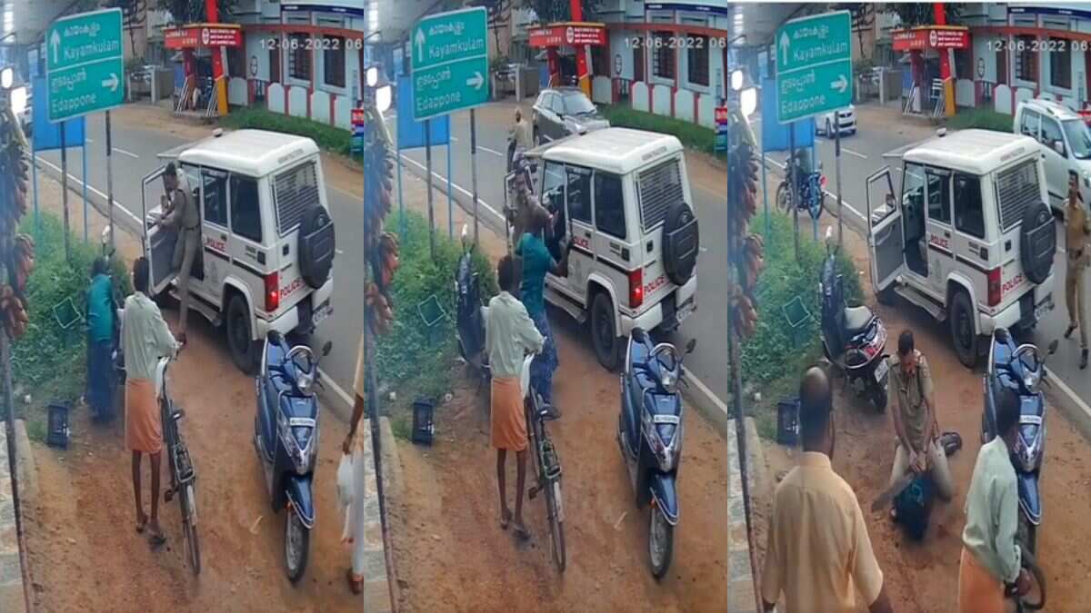 Watch: Indian cop fights off giant machete-wielding attacker successfully, garners praise on social media Watch: Indian cop fights off giant machete-wielding attacker successfully, garners praise on social media
