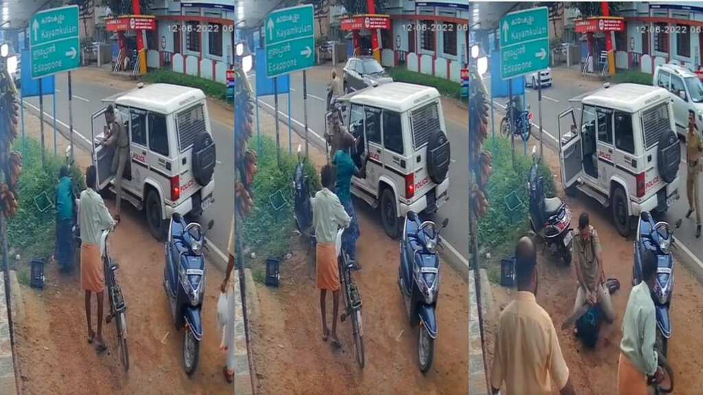 Watch: Indian cop fights off giant machete-wielding attacker successfully, garners praise on social media