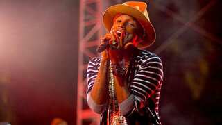 Pharrell Williams halts performance at music festival twice to help fans