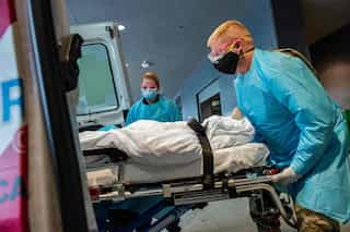 Covid-related deaths fall sharply while cases surge in United States: Report