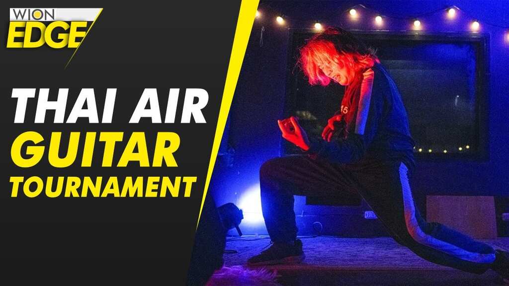Thai air guitar championship held in Bangkok