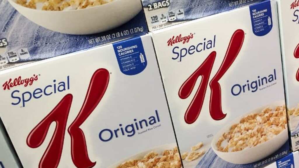 Kellogg pops as it plans spin-off of legacy cereal business