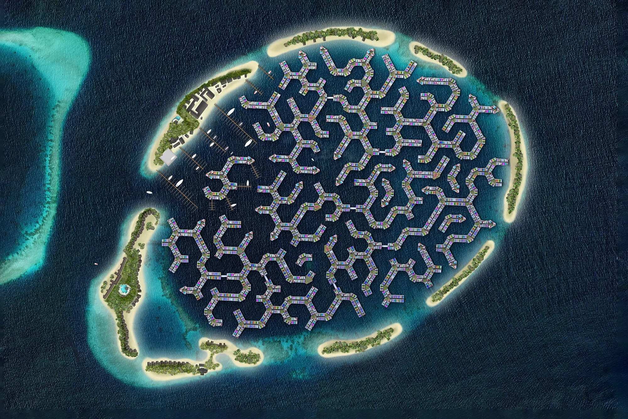 A floating city is coming up in Maldives amidst rising sea level A floating city is coming up in Maldives amidst rising sea level