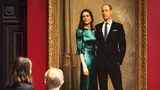 Kate Middleton & Prince William look elegant in their first joint portrait