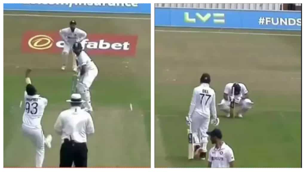 India vs Leicestershire: Rohit Sharma cops a nasty blow on the box off Jasprit Bumrah  - WATCH