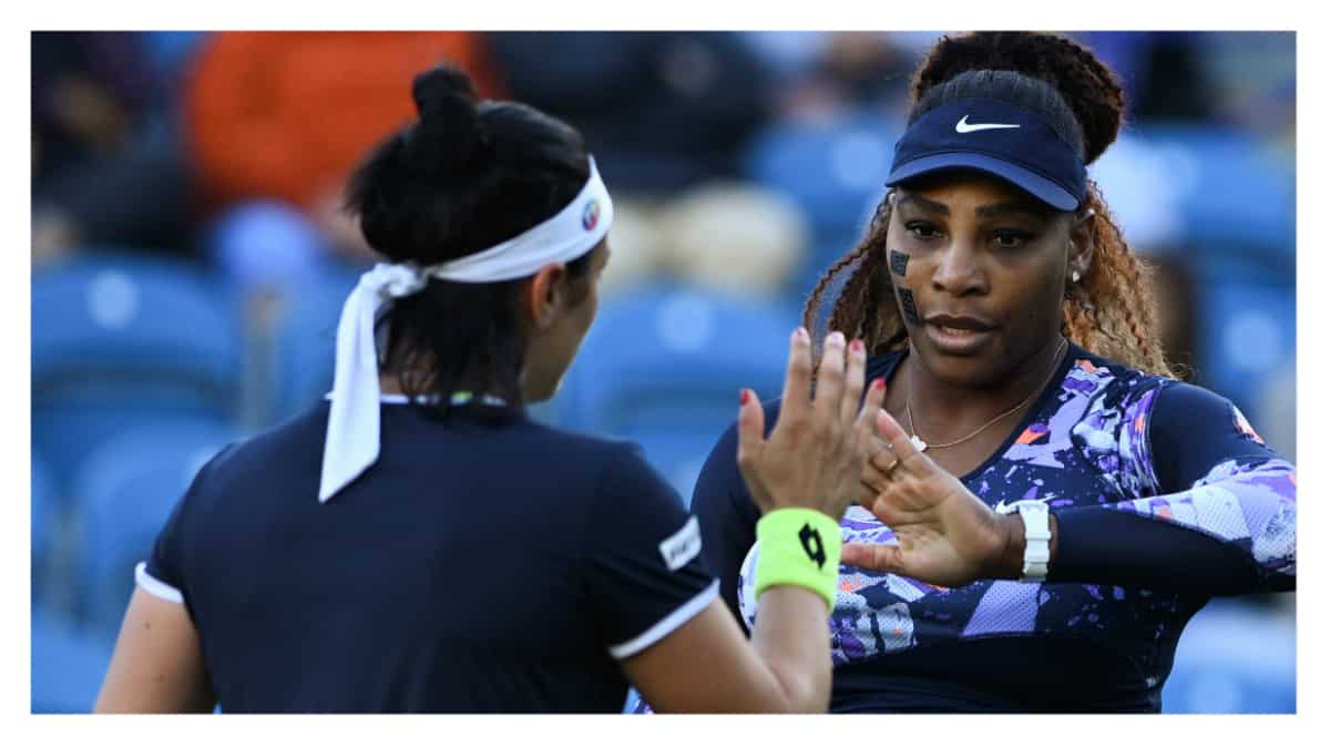 Serena Williams' campaign comes to an end at Eastbourne following doubles partner Ons Jabeur's injury Serena Williams' campaign comes to an end at Eastbourne following doubles partner Ons Jabeur's injury