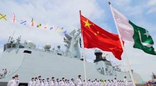 China delivers another warship to Pakistan
