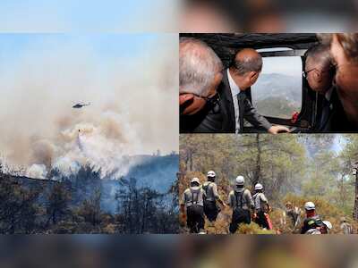 In pics: Wildfire in southwest Turkey enters third day